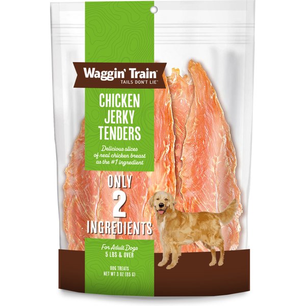 WAGGIN' TRAIN Chicken Jerky Tenders Limited Ingredient Dog Treats, 3oz