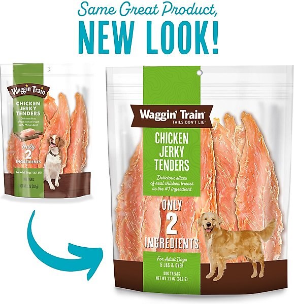 Show full view: Waggin' Train Chicken Jerky Tenders Limited Ingredient Dog Treats, 30-oz bag slide 2 of 10