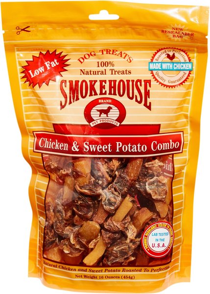 Smokehouse Chicken & Sweet Potato Dog Treats, 16-oz bag slide 1 of 6