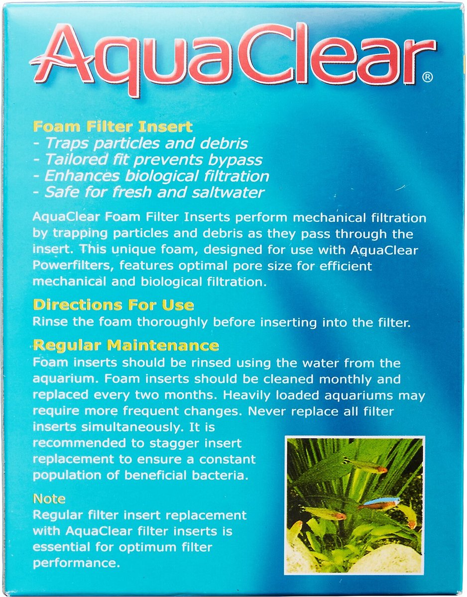 AquaClear Foam Filter Insert, 110, 1 count
