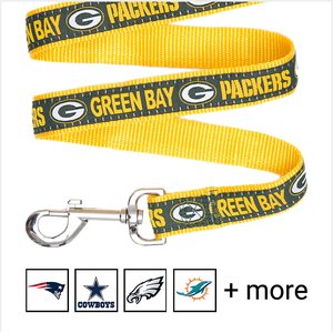 Pets First NFL Nylon Dog Leash, Green Bay Packers, Medium: 4-ft long, 5/8-in wide