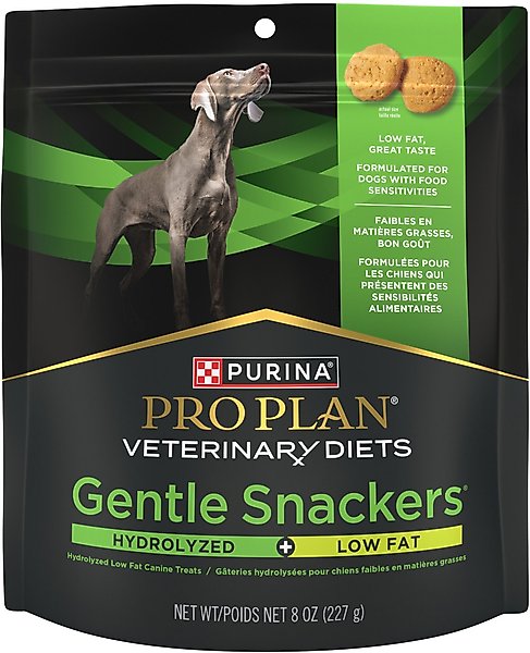 PURINA PRO PLAN VETERINARY DIETS Gentle Snackers Dog Treats 8 oz Pouch 