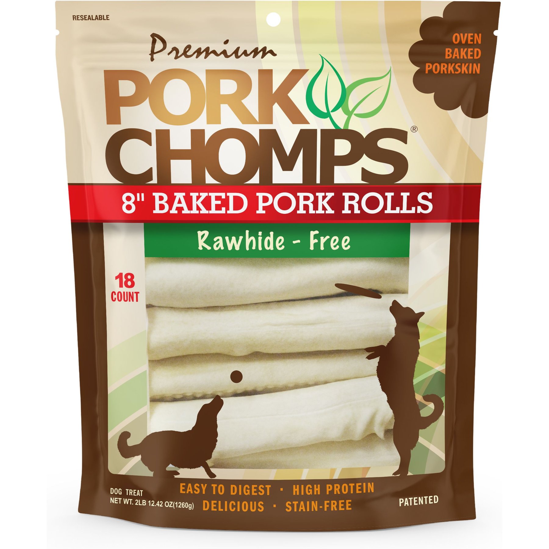 Frontier Pup Pork Roll Dog Chews