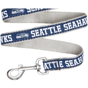 Pets First NFL Nylon Dog Leash, Seattle Seahawks, Medium: 4-ft long, 5/8-in wide