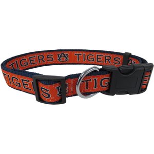 Pets First NCAA Nylon Dog Collar, Auburn Tigers, Medium: 10 to 16-in neck, 5/8-in wide