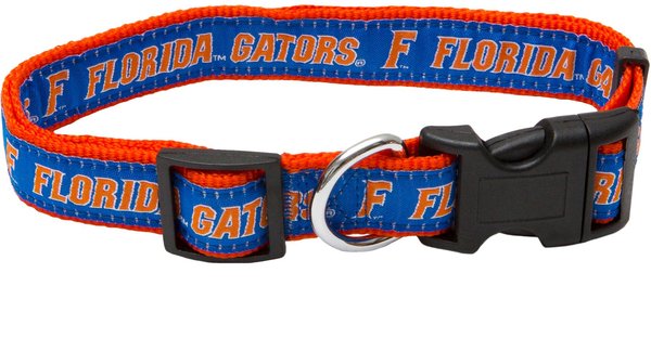 Pets First NCAA Nylon Dog Collar, Florida Gators, Small: 6 to 12-in neck, 3/8-in wide slide 1 of 5