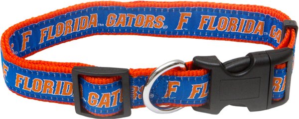 Pets First NCAA Nylon Dog Collar, Florida Gators, Large: 14 to 24-in neck, 1-in wide slide 1 of 5