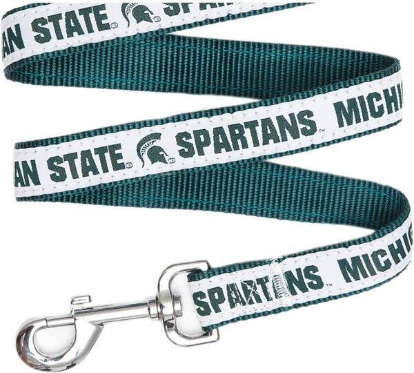 Pets First NCAA Nylon Dog Leash, Michigan State Spartans, Small: 4-ft long, 3/8-in wide slide 1 of 5