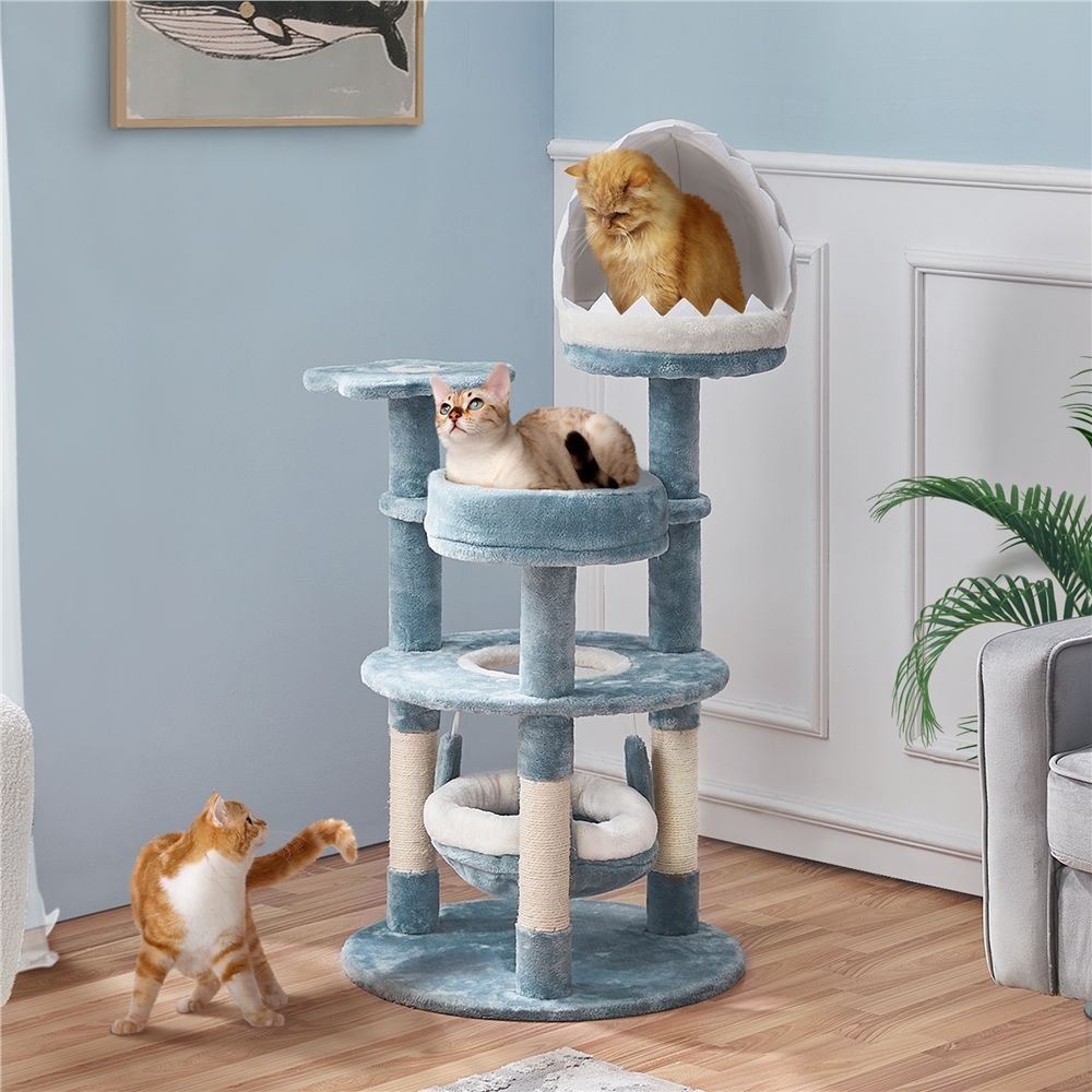 Teal cat hot sale tree