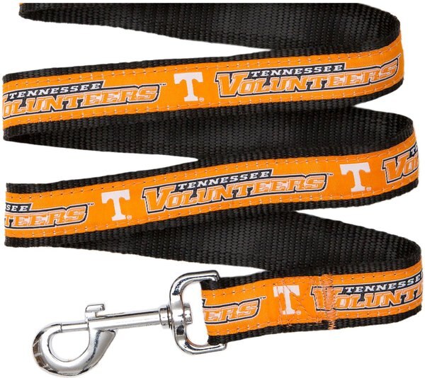 Pets First NCAA Nylon Dog Leash, Tennessee Volunteers, Small: 4-ft long, 3/8-in wide slide 1 of 5