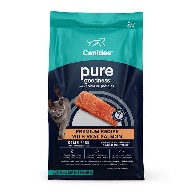 CANIDAE Grain-Free PURE Trout & Lobster Recipe with Slices in Delicate Fish Sauce Canned Cat Food
