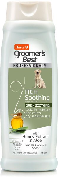 HARTZ Groomer s Best Professionals Itch Soothing with Vanilla Coconut Scent Dog Shampoo 18 fl oz bottle Chewy