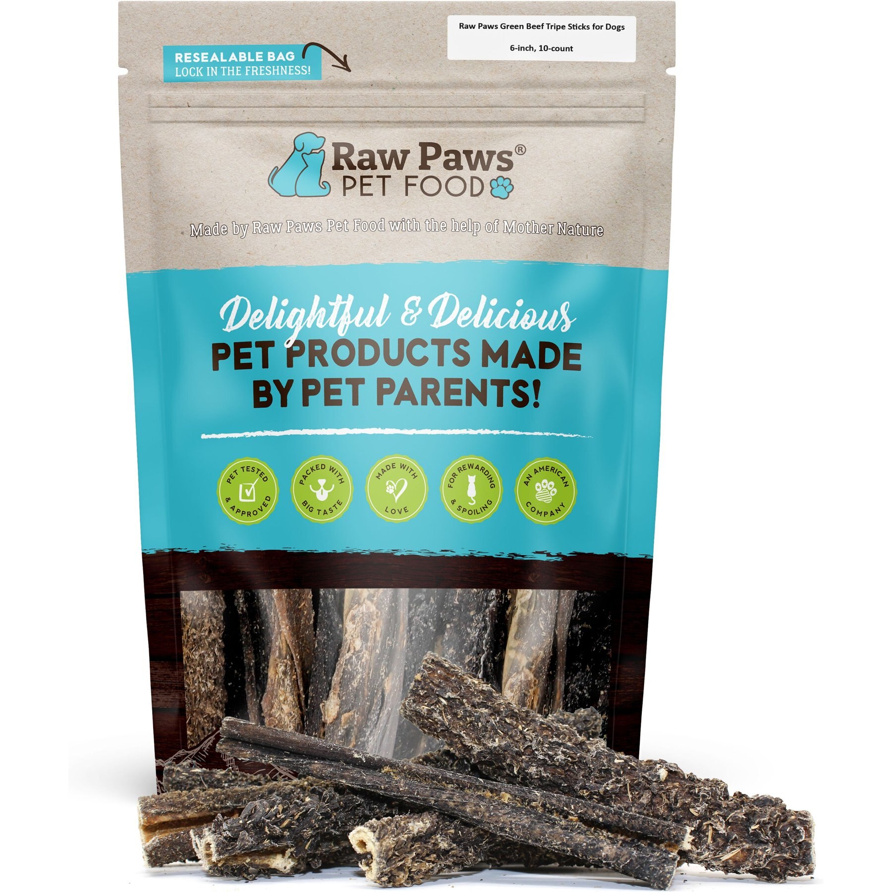 Barkworthies Green Tripe Sticks Dog Treats