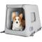 Show in main carousel: Diggs Enventur Inflatable Travel Dog Kennel, Grey, Small slide 1 of 6