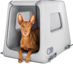 Diggs Enventur Inflatable Travel Dog Kennel, Grey, Medium