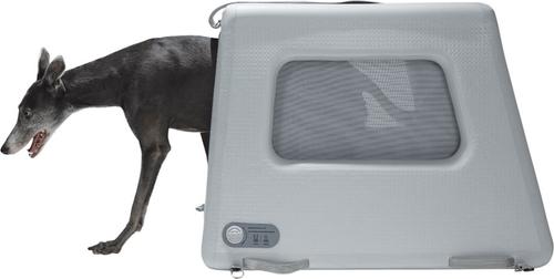 Show full view: Diggs Enventur Inflatable Travel Dog Kennel, Grey, Large slide 5 of 7