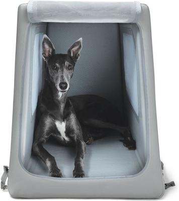 Show full view: Diggs Enventur Inflatable Travel Dog Kennel, Grey, Large slide 6 of 7
