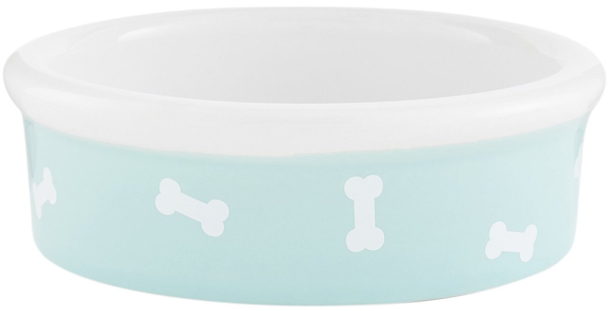 Signature Housewares Paws Dog Bowl, Red