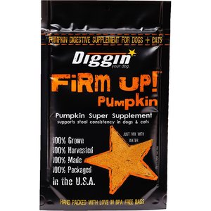 Diggin' Your Dog Firm Up! Pumpkin Super Dog & Cat Supplement, 4-oz bag