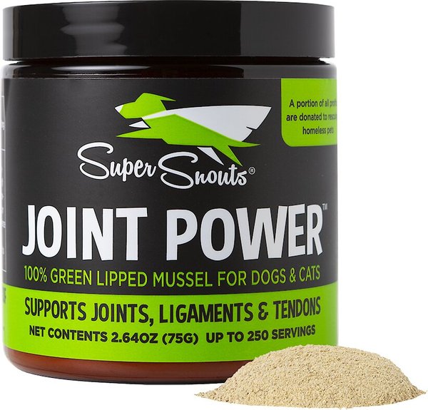 Super Snouts Joint Power Powder Joint Supplement for Dogs & Cats, 2.64-oz jar slide 1 of 4