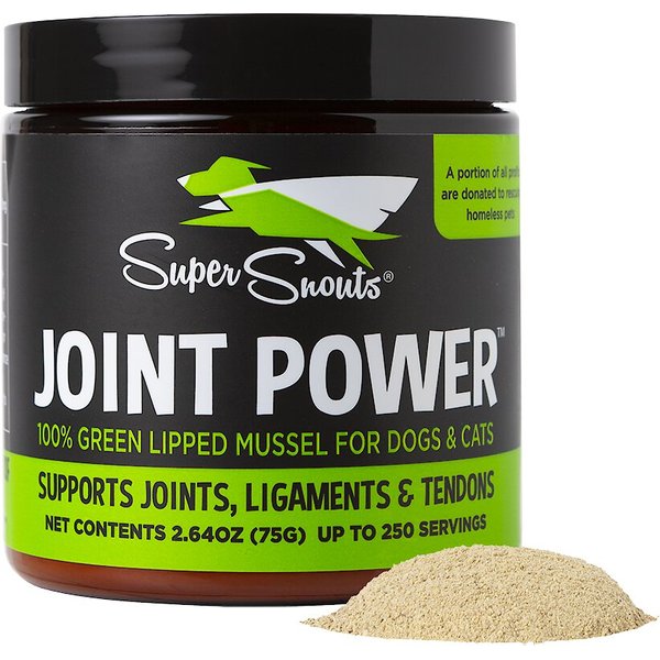 SUPER SNOUTS Joint Power 100% Green Lipped Mussels Dog