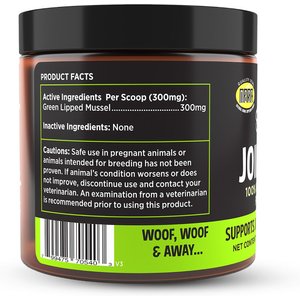 Super Snouts Joint Power Powder Joint Supplement for Dogs & Cats, 2.64-oz jar