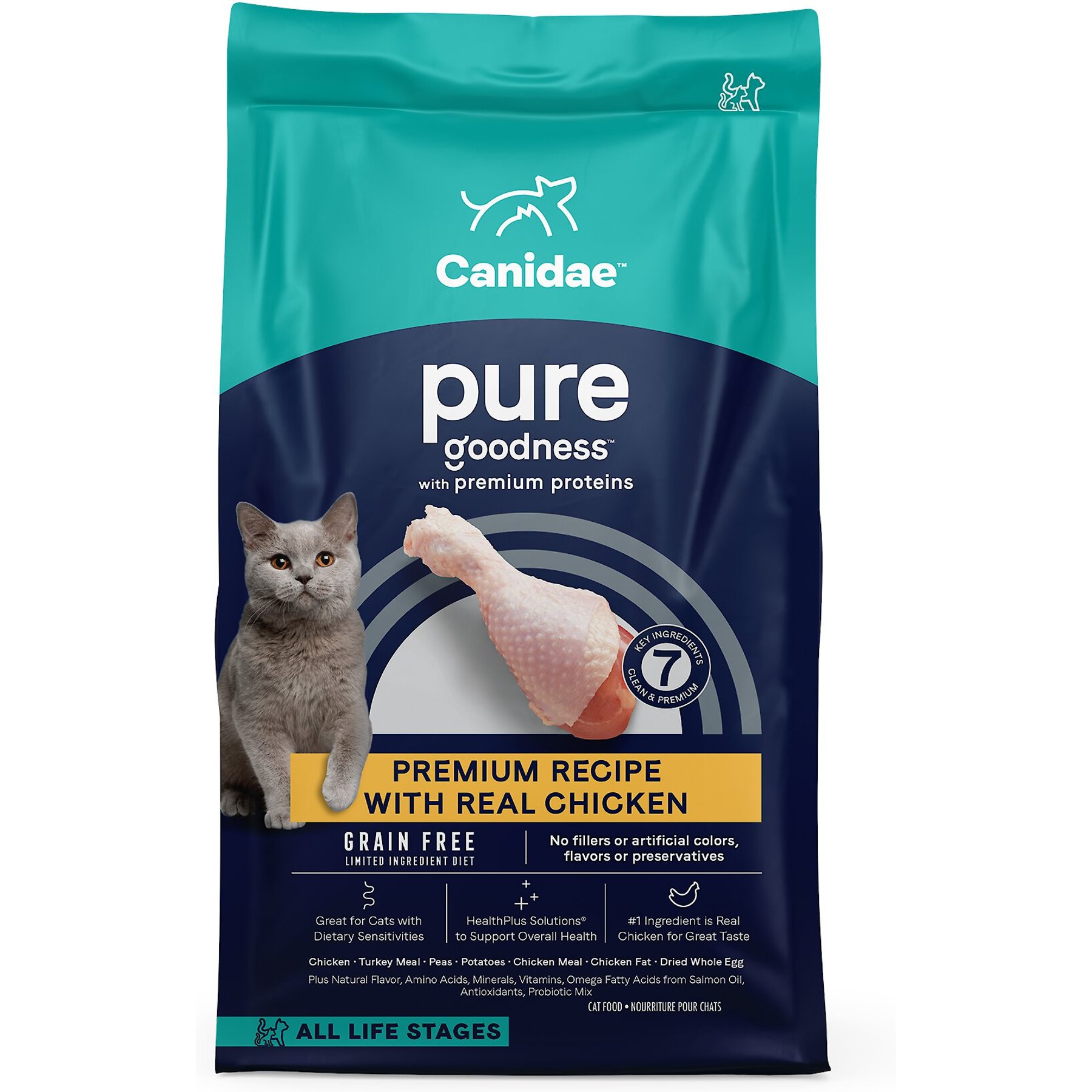 CANIDAE Grain Free PURE Limited Ingredient Chicken Recipe Dry