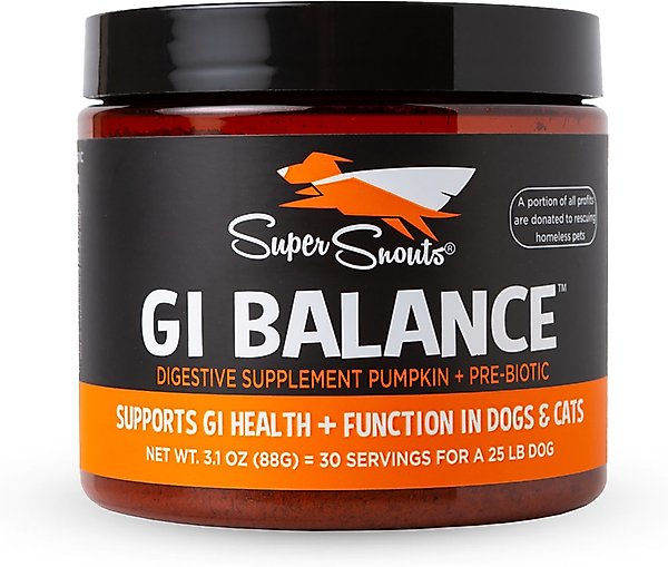 Super Snouts G.I. Balance Digestive Support Dog & Cat Supplement, 3.5-oz jar slide 1 of 5