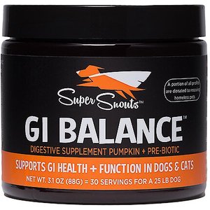 Super Snouts G.I. Balance Digestive Support Dog & Cat Supplement, 3.5-oz jar