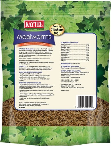 Kaytee Meal Worm Wild Bird Food, 17.6-oz bag