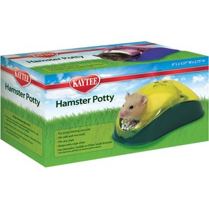Kaytee Hamster Potty Station, Assorted Colors, 6-in