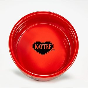 Kaytee Paw Print Small Animal Food & Water Bowl, Color Varies, Bunny