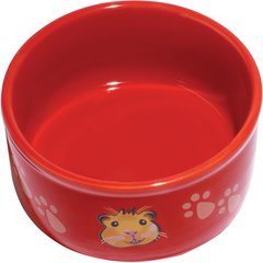 Kaytee Paw Print Small Animal Food & Water Bowl, Color Varies, Guinea Pig