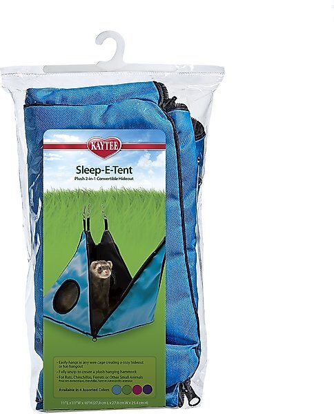 Kaytee Sleep-E-Tent Convertible Small Pet Hideout, 11-in slide 1 of 5
