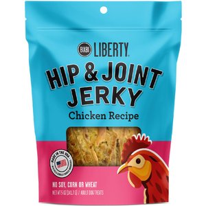 BIXBI Liberty Hip & Joint Chicken Jerky Grain-Free Dog Treats, 5-oz bag