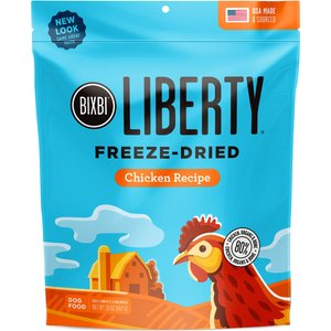 BIXBI Liberty Chicken Recipe Grain-Free Freeze-Dried Raw Dog Food, 20-oz bag