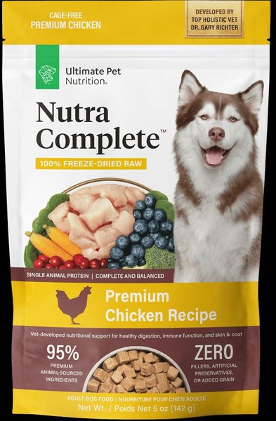 ULTIMATE PET NUTRITION Nutra Complete Premium Chicken Freeze-Dried Raw ...