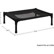 Show in main carousel: Pet Adobe Portable Indoor & Outdoor Elevated Dog & Cat Bed, Black, Small slide 2 of 8