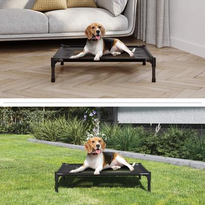 Show full view: Pet Adobe Portable Indoor & Outdoor Elevated Dog & Cat Bed, Black, Medium slide 4 of 8