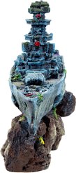 Penn-Plax Sunken Battleship Aquarium Ornament, Medium slide 2 of 2