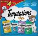 Temptations Feline Favorites Classic Variety Pack Soft & Crunchy Cat Treats, 3-oz bag, case of 4