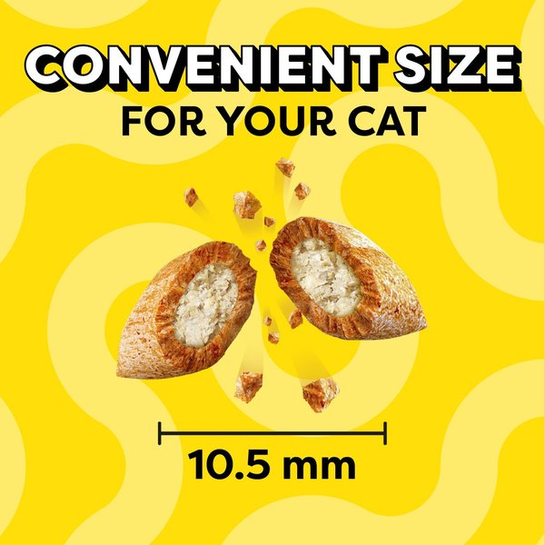 Show full view: Temptations Feline Favorites Classic Variety Pack Soft & Crunchy Cat Treats, 3-oz bag, case of 4 slide 2 of 9