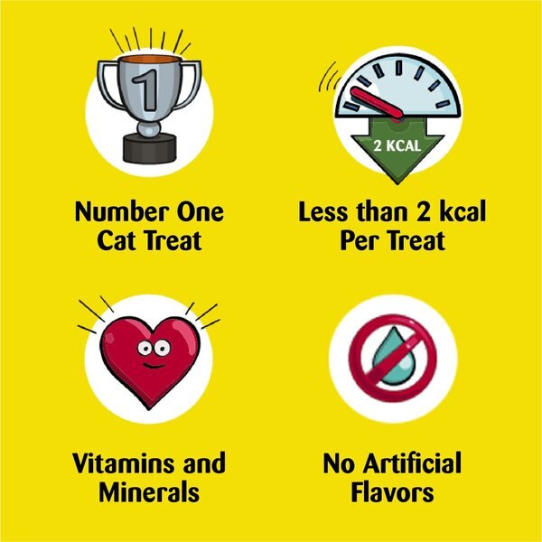 Show full view: Temptations Feline Favorites Classic Variety Pack Soft & Crunchy Cat Treats, 3-oz bag, case of 4 slide 4 of 9