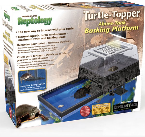 PENN-PLAX Turtle Topper Above Tank Basking Platform, 14-in - Chewy.com