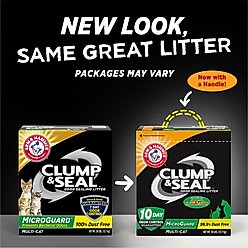 Arm & Hammer Litter Clump & Seal MicroGuard Odor Sealing Clumping Cat Litter with 10 Days of Odor Control slide 2 of 9