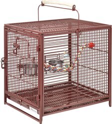 MidWest Poquito Avian Hotel Travel Carrier Bird Cage, Ruby slide 2 of 7