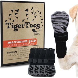 Anti-Slip Dog Socks 4 Pcs-Double Sides Grips Traction Control on Hardwood  Floor,Best Paw Protector Indoor Prevents Licking,Dog Booties for Hot  Pavement 