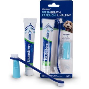 Bluestem Vanilla Mint Flavor Dog Toothbrush Dental Kit