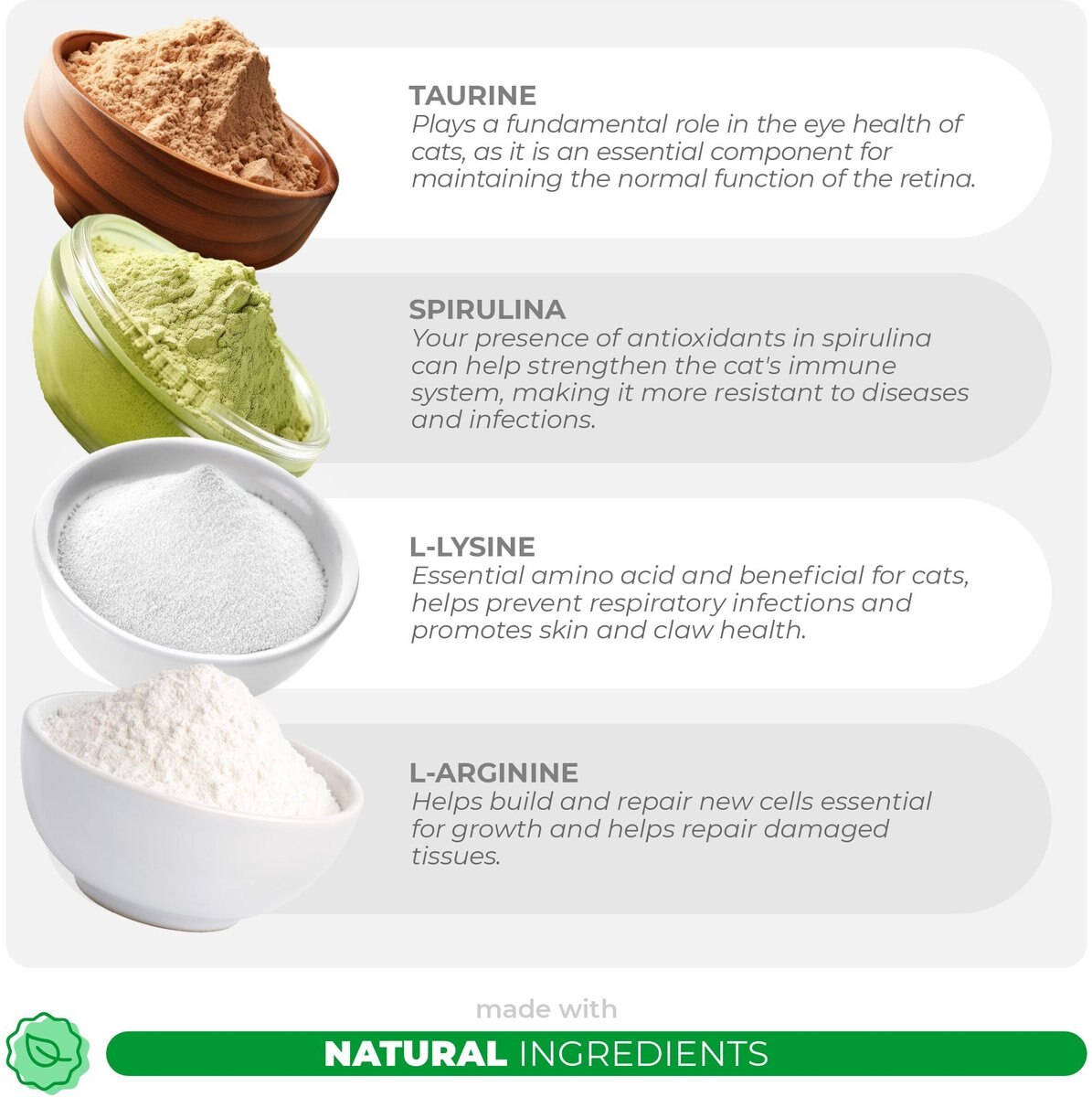 COCO AND LUNA Multivitamin with Taurine & Spirulina 10in1 Powder