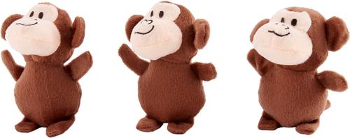 Show full view: ZippyPaws Burrow Squeaky Hide & Seek Plush Dog Toy, Monkey 'n Banana, Refills slide 5 of 7